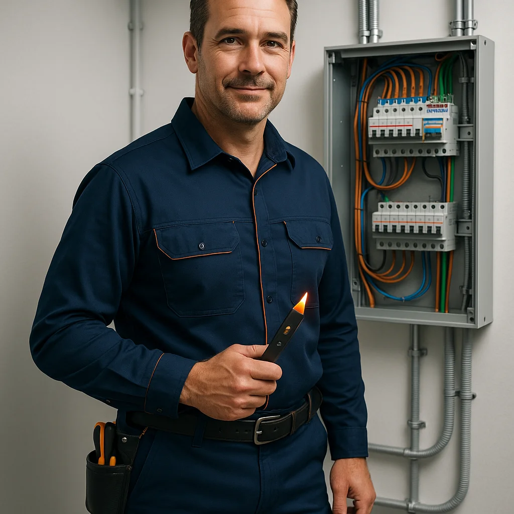 Sparky at work